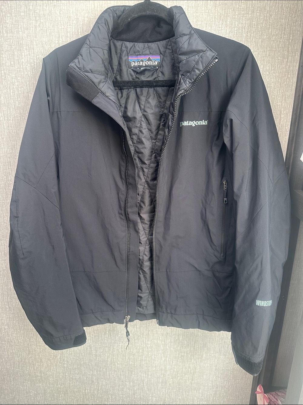 Patagonia Black Windproof Performance Jacket
